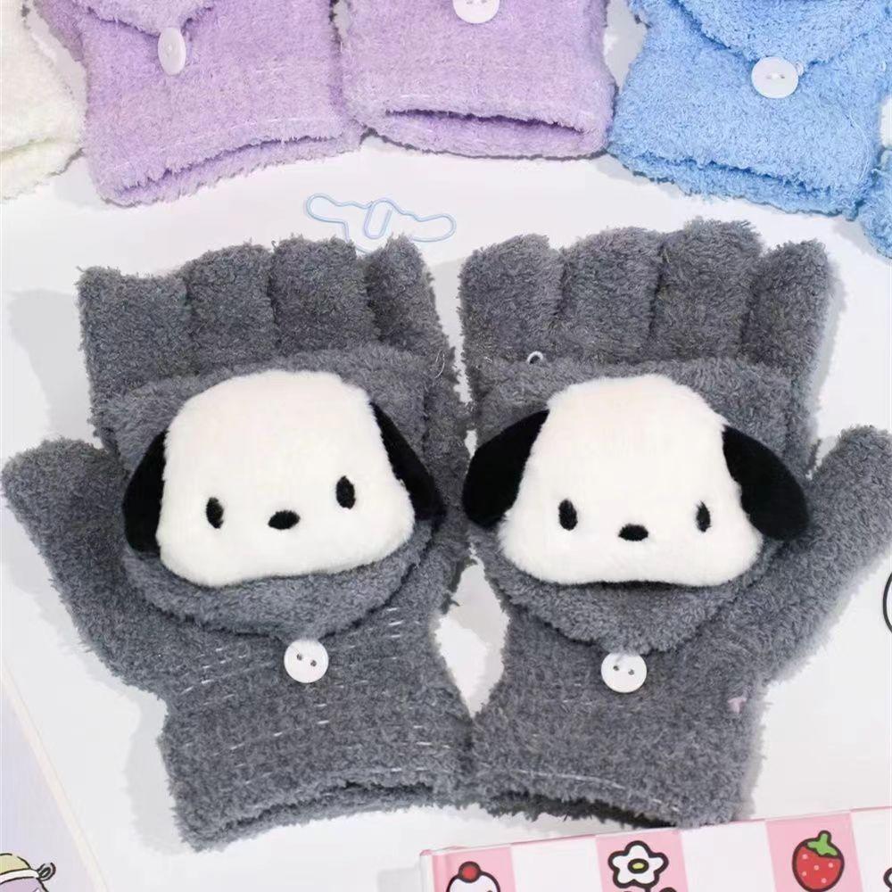 Child gloves For Newborn Baby Glove Winter Cartoon Flip Over Child Glove Cute Girl Gloves Warm Boy Five Finger Homework Glove