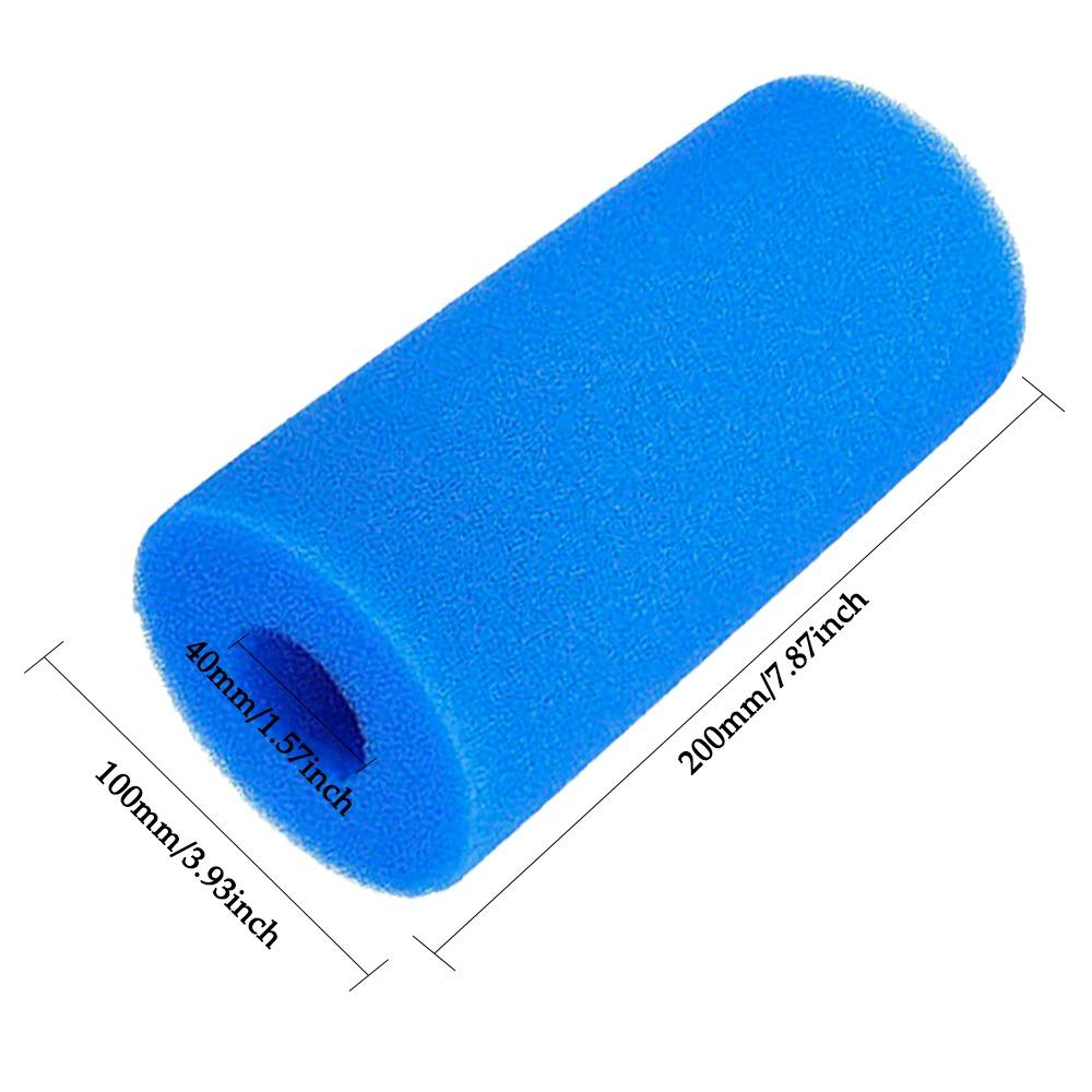 Intex S1 Typ Außen-Schwimmbecken Schaumstofffilter Schwamm Wiederverwendbar Bio-Schaum Reiniger Wasserfilter Kartusche Reinigungsgerät Wannen Wasserbecken