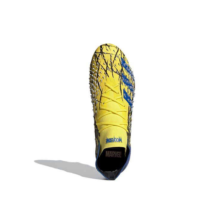 Adidas Marvel X Predator Freak.1 FG Wolverine Men Sneakers Yellow Bright-Yellow Blue FY1119