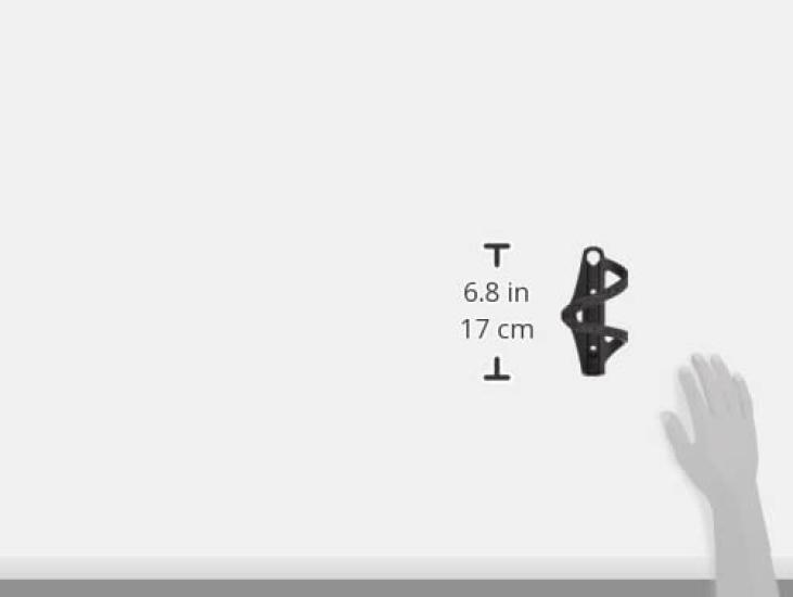 SUPACAZ Side Swipe Small Bottle Cage Cage, Black, Left,