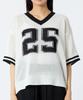 ANDTHEOTHER Oversized V-Neck Short Sleeve Knit Black