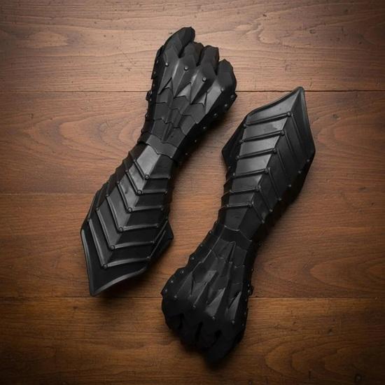 Нагина Назгул Фэнтези Стальная Перчатка Властелин Кольца Назгулы Черное Покрытие Средневековые Перчатки Доспехов Крестоносца Косплей Хэллоуин Рождественский Подарок