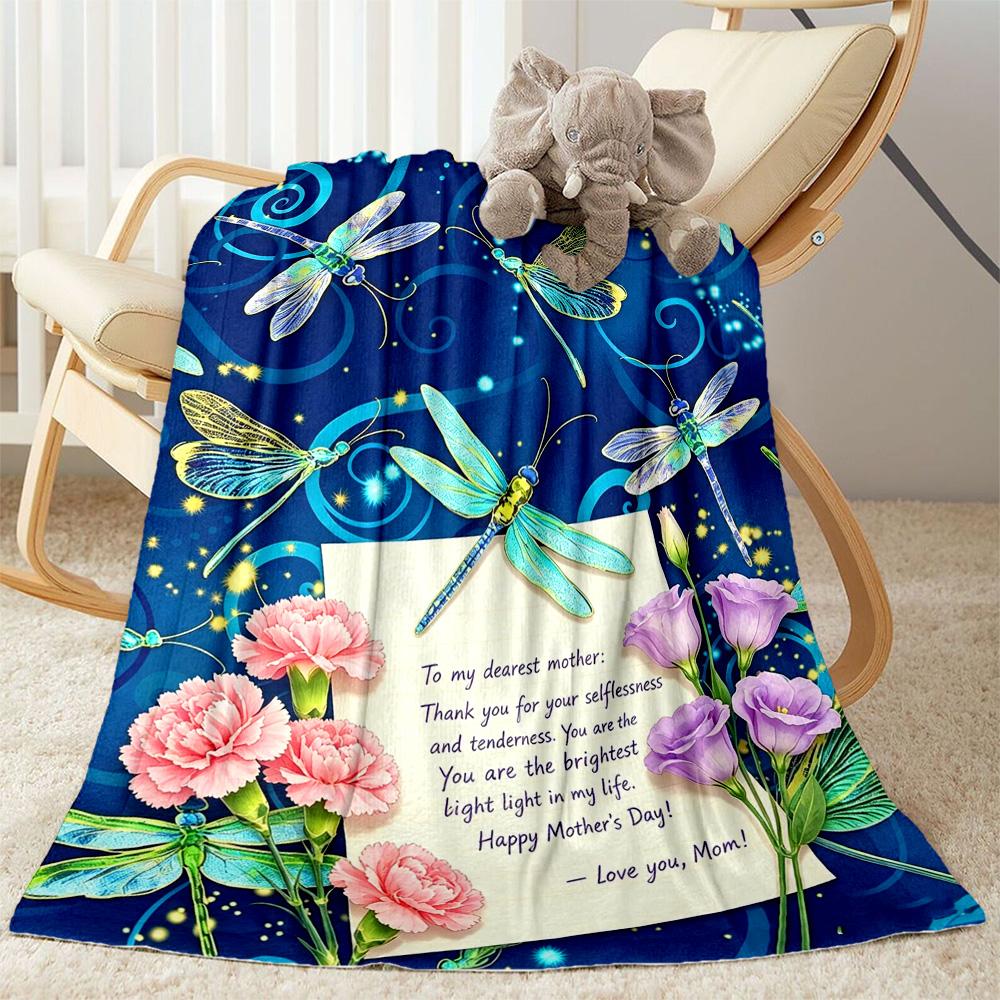 Mother's Love And Sunshine Blanket Suitable for Sofas,travel, Living Rooms Also a Good Gift for Friends and Family Suitable for All Seasons.