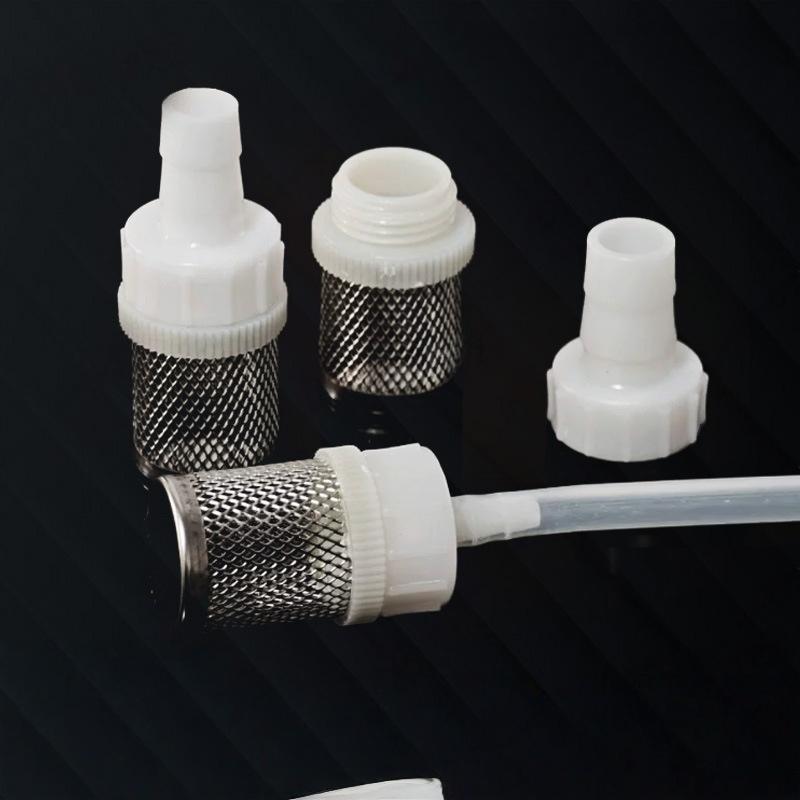 1/3Pcs 4mm 6mm 8mm 10mm 12mm 14mm 16mm 20mm Hose Stainless Steel Filter For Fish Tank Aquarium Garden DIY Accessories