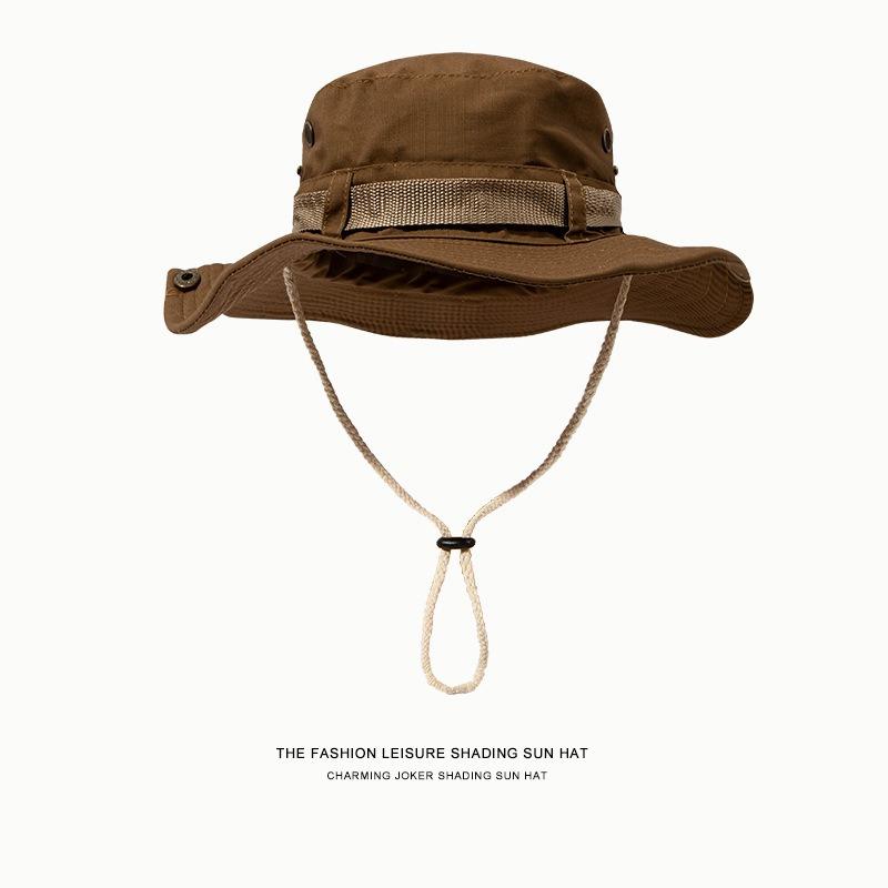 Bucket hat outdoor men's hat summer thin anti-ultraviolet women's sunshade quick-drying sunscreen breathable mountaineering hat