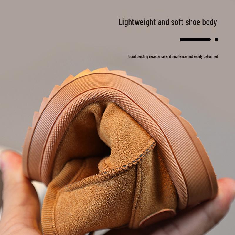 Dětské zimní sněhule - Extra teplý samet, Měkká podrážka, Bavlněná podšívka pro chlapce a dívky