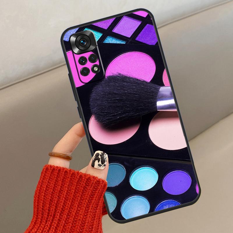 Makeup Eyeshadow Palette Case For Xiaomi Redmi Note 14 13 12 10 11 15 Pro Plus Cover For Redmi 15 15C 13C 10C 12C 14C
