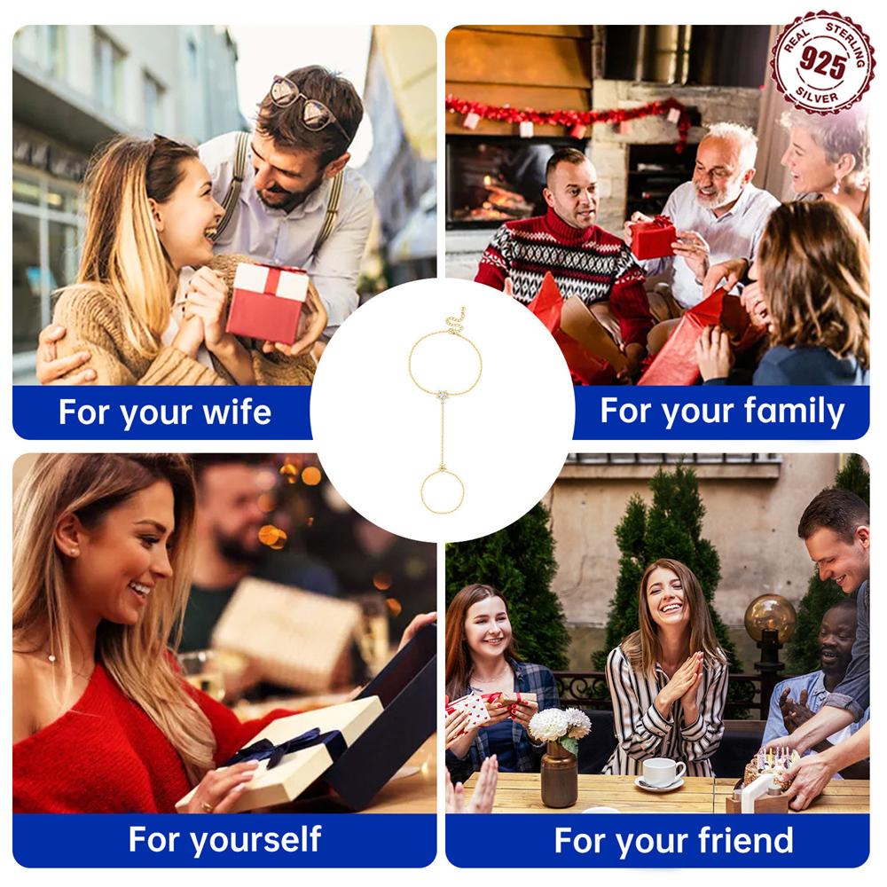 Original Kupfer Exquisites Glänzendes Armband Stern Sonne Gold Ineinandergreifendes Armband Accessoire Jubiläum Valentinstagsgeschenk Schmuck