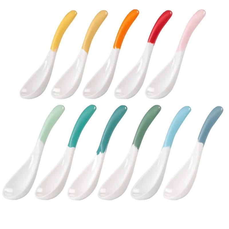 Restaurace v čínském stylu Hotel Melamin Dvoubarevná sada čtyřdílného kreativního nádobí z imitace porcelánu proti pádu