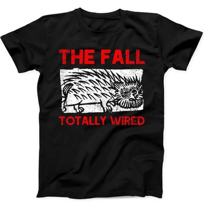 230 Gsm 100% Cotton The Fall Totally Wired Punk Rock Best Seller Funny Gift Black Tee T Shirt B191