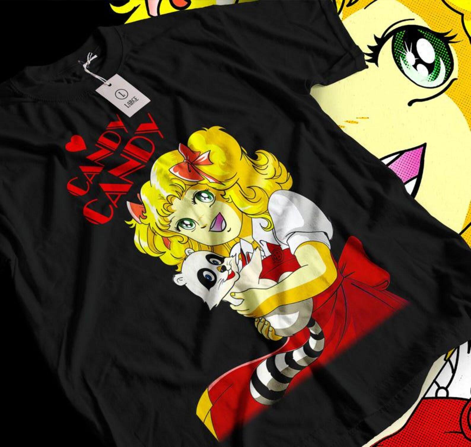Candy Candy Anime Shirt Anime Shirt, Manga Shirt, Japanese Shirt, Anime Graphic Tees, Anime Girlfriend Shirt, Funny Anime T-Shirt 2XL