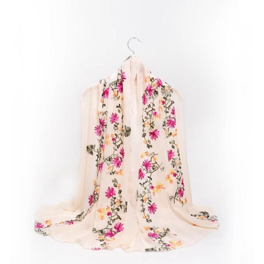 Literary National Style Long Scarf Spring Summer Travel Sunscreen Shawl New Women's Scarves Gift