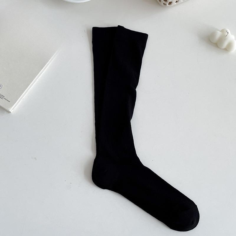 

Women s Summer Mesh Thin Ballet Style Long Stack Socks 1 pair чорний