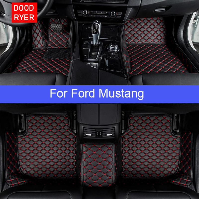 

Автомобильные коврики DOODRYER для Ford Mustang 2011-2021 лет, аксессуары для ног Coche single layer
