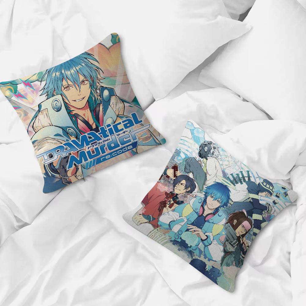 Anime DRAMAtical Murder Cute Cartoon L Game Cushion Cover Pillowcase Upholstery Sofa Throw Pillow Home Decor Pillowcas