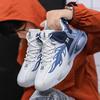 Men's Shoes Summer Youth Air Cushion Shock Absorption Sports Shoes Boys Trendy Dad Shoes Heightening White Shoes