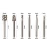 6Pc High-Speed Steel Woodworking Small Rotary File Grinding Head Diy Carpenter Polishing And Trimming Electric Tool Set
