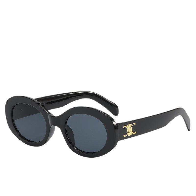 

Вінтажні сонцезахисні окуляри Модні Маленька оправа Літера Овальні Трендові сонцезахисні окуляри