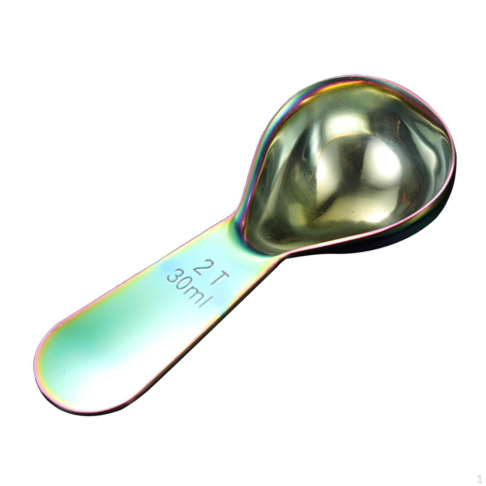 Creative Stainless Steel Measuring Spoon Anti Rust for Baking Kitchen Colorful Large