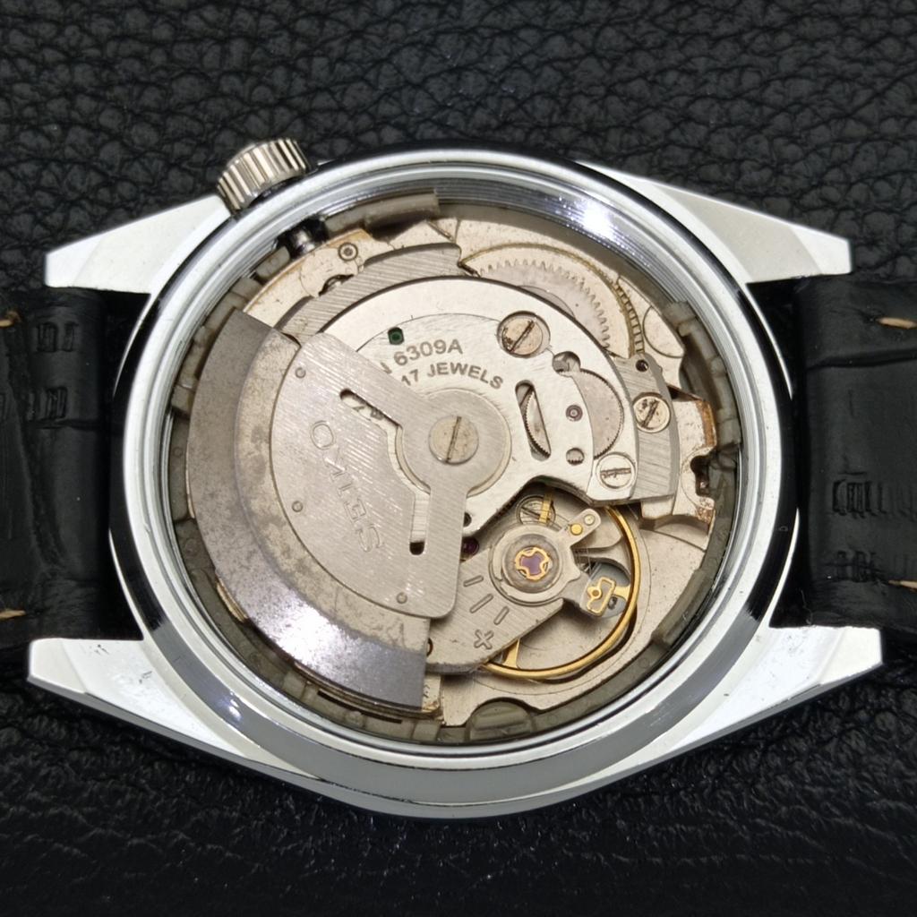 JAPAN VINTAGE SEIKO 5 AUTOMATIC REFURBISHED MENS GREY COLOR DIAL WATCH A440456-4 Sk-a440456