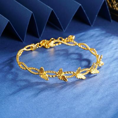 Light Luxury Laser Butterfly Jewelry, Elegant and High-end Adjustable Bracelet