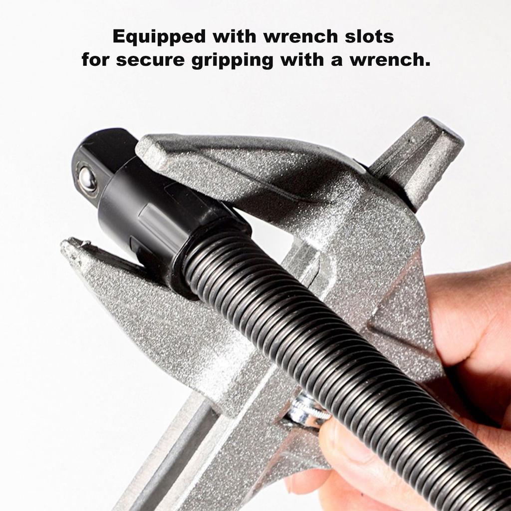 1/2 In Flexible Shaft Extension Extender 360 Dgree Flex Long Reach Electric Wrench Connecting Rod High Torque for Narrow Space