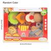 Hamburger And French Fries Pretend Play Toy Model Simulation Food, Hamburger Assembly, French Fries Storage