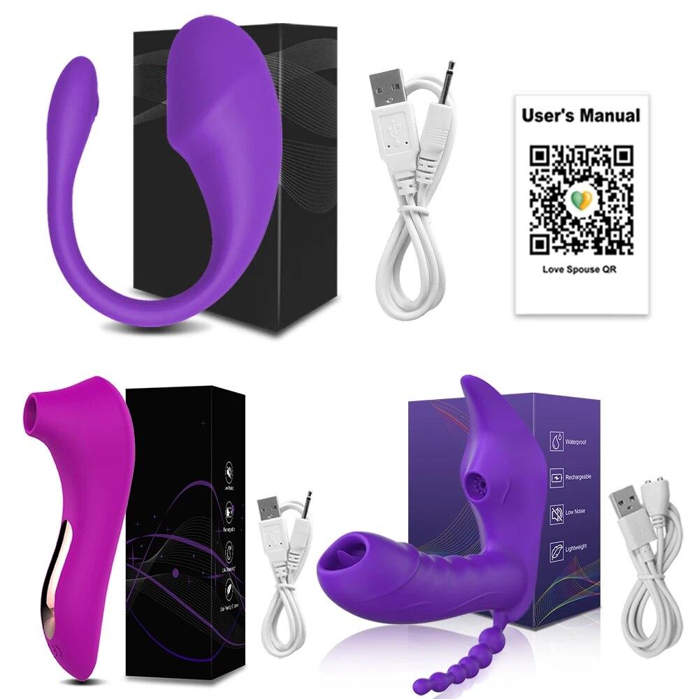 Combo Wireless Bluetooth G Spot Dildo APP Vibrator for Women  3 In 1 Sucker Clitoris Remote Control Wearable Panties Sex Toys
