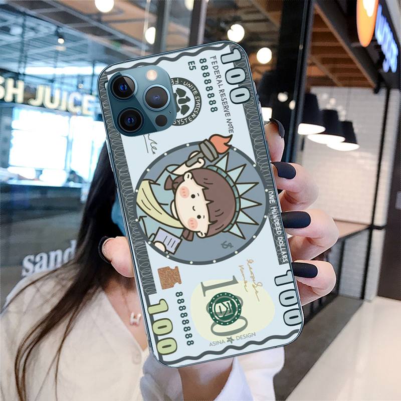 Etui na telefon w kształcie banknotu dla Iphone 7 8 Plus X Xr Xs 11 12 13 Se2020 Mini Mobile Iphones 14 Pro Max