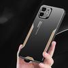 For iPhone 12 Phone Case Aluminum Alloy+PC+TPU Military Grade Shockproof Cover