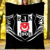 1pc BJK Theme Blanket - Digital Print, Polyester, Cozy for All Seasons, Perfect for Outdoor, and Travel