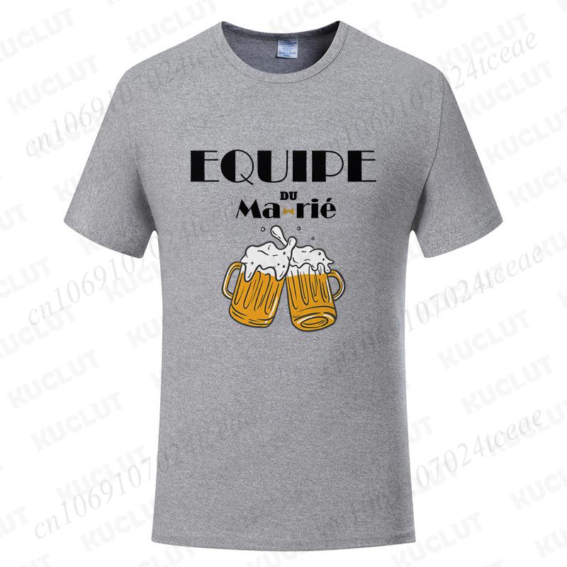 French Boyfriend Bachelor Party Tshirt Single Wedding Graphic Oversized Y2k Tops Evg Team Groomsman Tees Future Groom Man Shirt