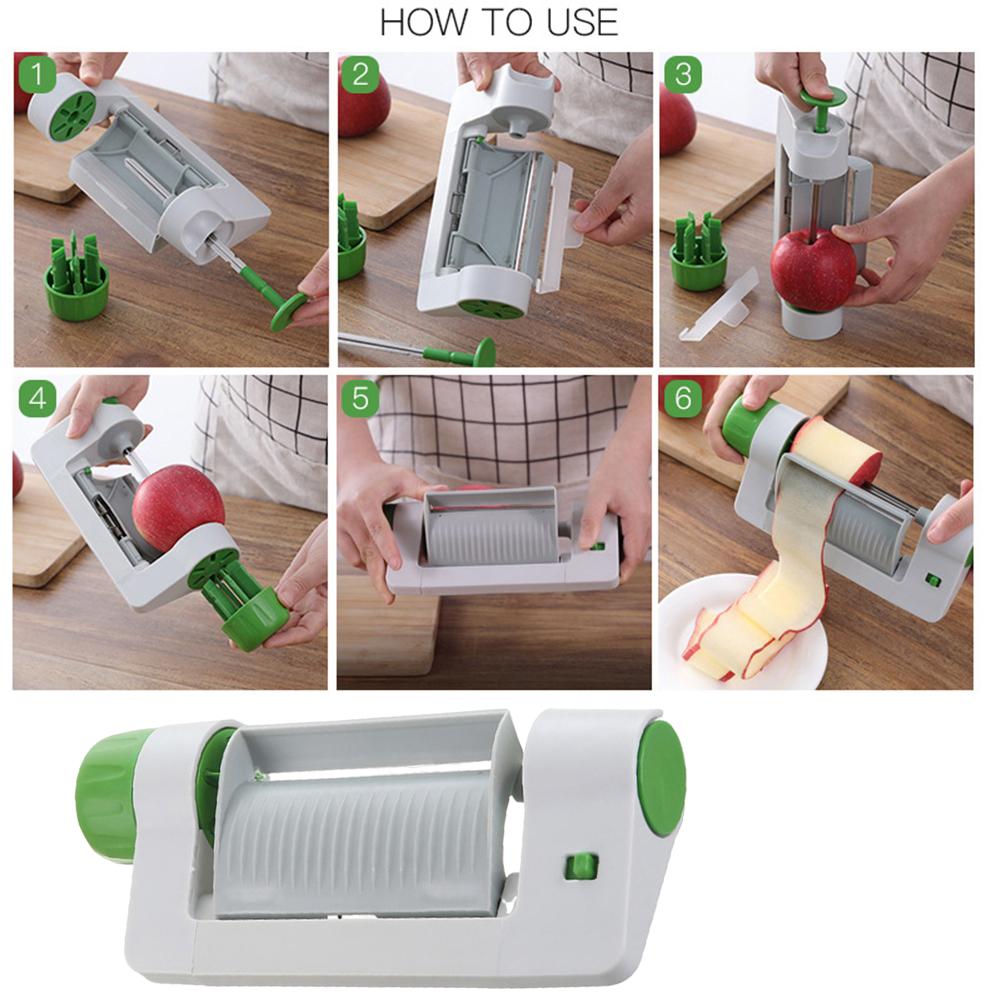 Manual Rotating Vegetable Peeler Grater Slicer Labor-Saving Multipurpose Fruit Potato Peeling Tool Reusable Fruit Cutter Tool