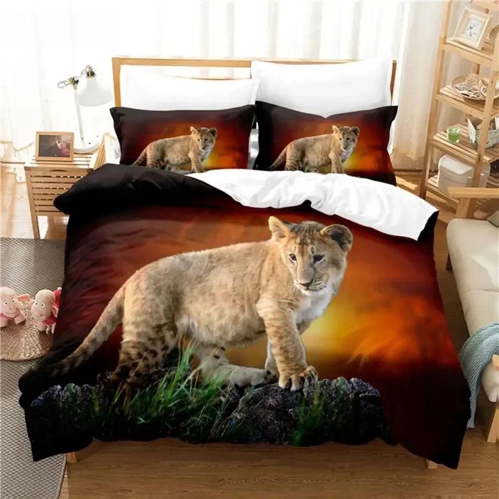 Leopard Bedding Set Duvet Cover Set 3d Bedding Digital Printing Bed Linen Queen Size Bedding Set