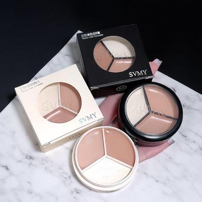 SVMY Tricolor Creamy Concealer: Natural Coverage for Dark Circles & Acne Marks