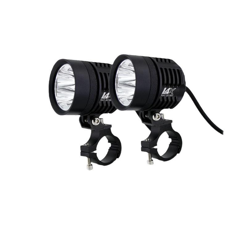 Superheller 40W LED-Motorrad-Scheinwerfer: 4-Perlen-Außenlampe für Autos und Elektrofahrzeuge.