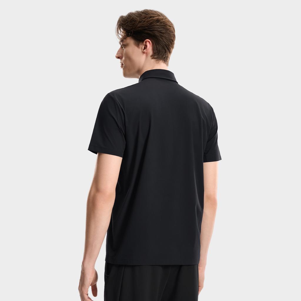 FILA White Comfort Polo Shirt With Faux Pockets Men tops F11M633105FBK