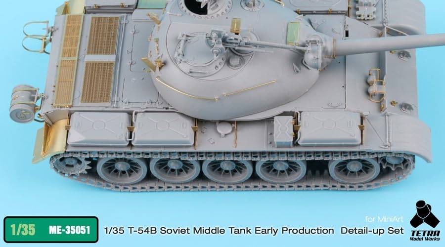 Tetra Model ME Series Russian Medium Tank Early Production Type Plastic Model Parts ME3551 1/35 T-54B (MIN)