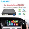 For Mercedes Benz A B C E CLA CLS GLA GLC GLK SLK ML GL NTG4.5 5.0 System Wireless CarPlay Android Auto Mirror Link AirPlay