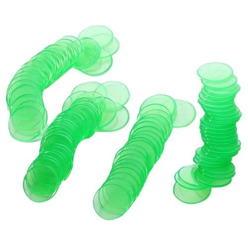 LJFEA 100 Pcs Fiches da Bingo, Segna Numeri Tombola, Gettoni Plastica