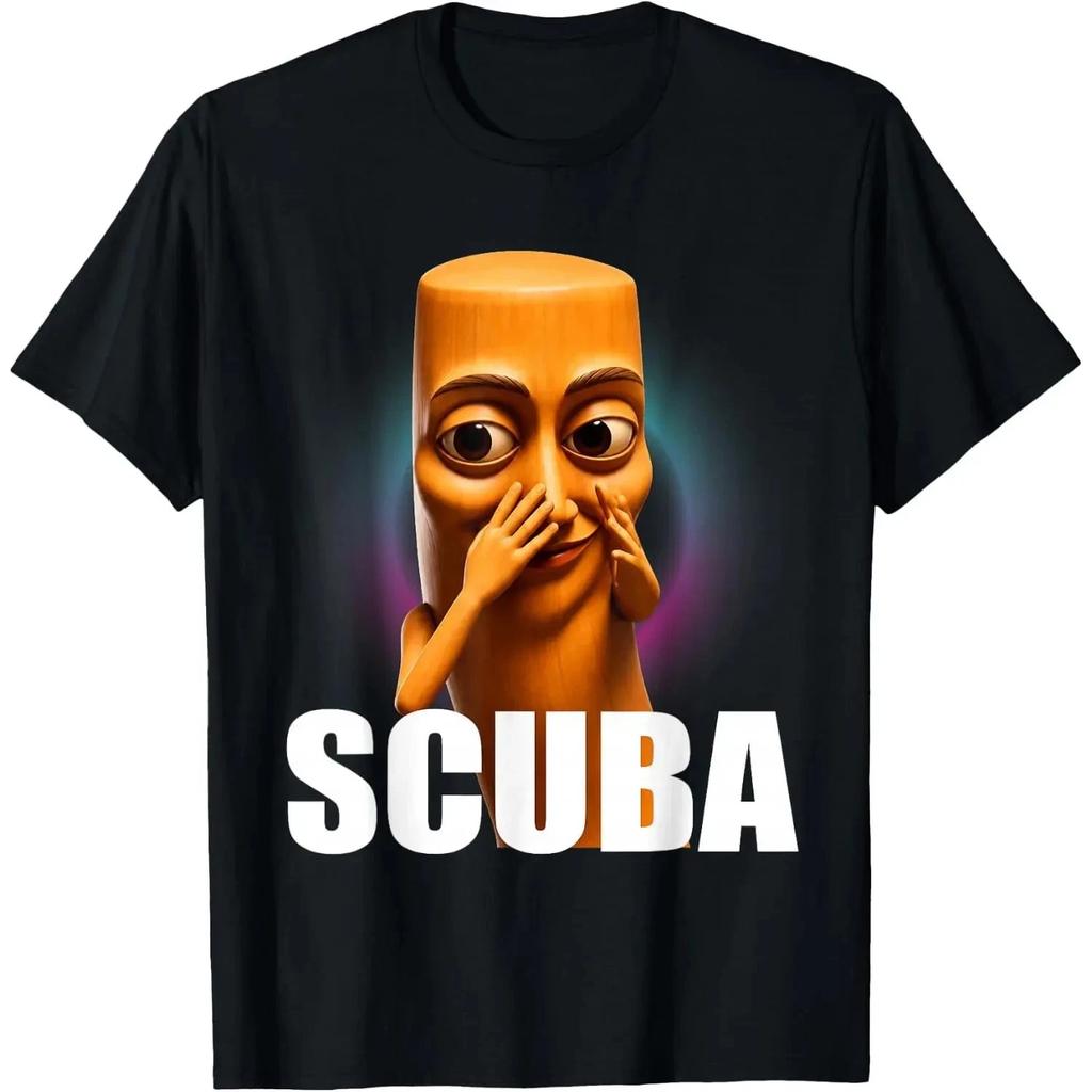 Taucher Tung Tung Sahur Tanz Lustiges Brainrot Meme T-Shirt