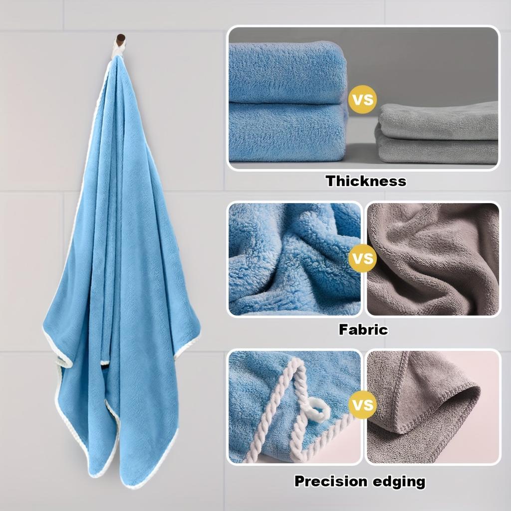 Luxury Polyester Bath Sheet - Modern Woven Oblong Towel, Super Soft Space Theme, Solid Pattern, Extra Large & Ultra Absorbent - 290gsm