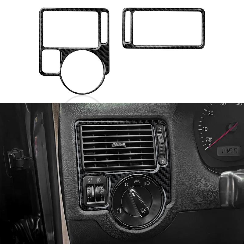 Für VW Jetta A4 Bora Golf IV MK4 R32 GTI Variant (1997-2005) Auto-Lenkradpanel, Innenraumaufkleber aus Kohlefaser.