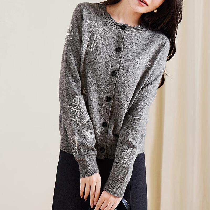 SOFSIL Women s Embroidered Knit Cardigan XL