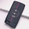 Soft Silicone Remote Key Case for Chery Tiggo 2 Tiggo 3X Tiggo 4 Tiggo 5X Tiggo 7 Pro Tiggo 8 Pro Honeycomb Texture Racing Stripe Remote Key Protector