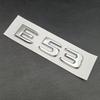 zrvmt3 2025 Hot 3D ABS Chrome Car Letters Logo E53 Fender TURBO 4MATIC Emblem Badge Rear Star AMG Sticker For Mercedes Benz AMG E53 W21