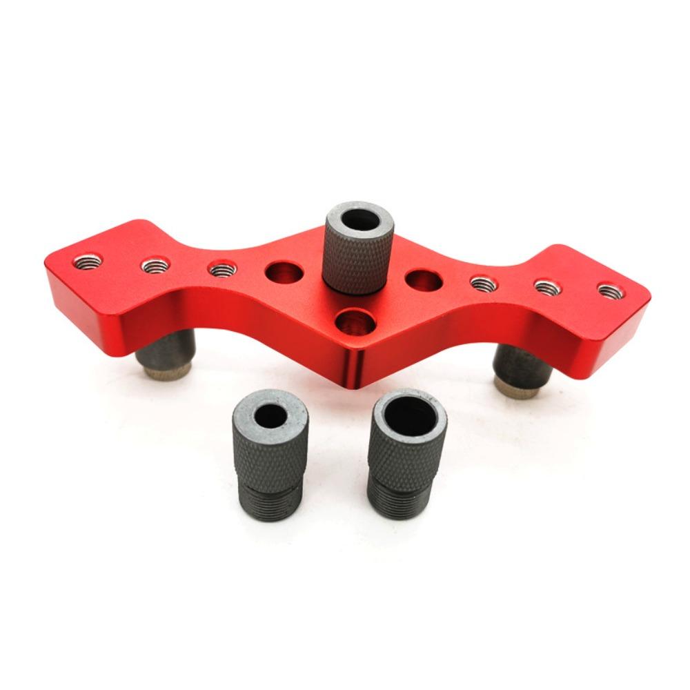 Pin Fixture Drill Bit Guide Jig Self Centering Vertical Pocket Hole Jig Dowel Drill Guide Woodworking