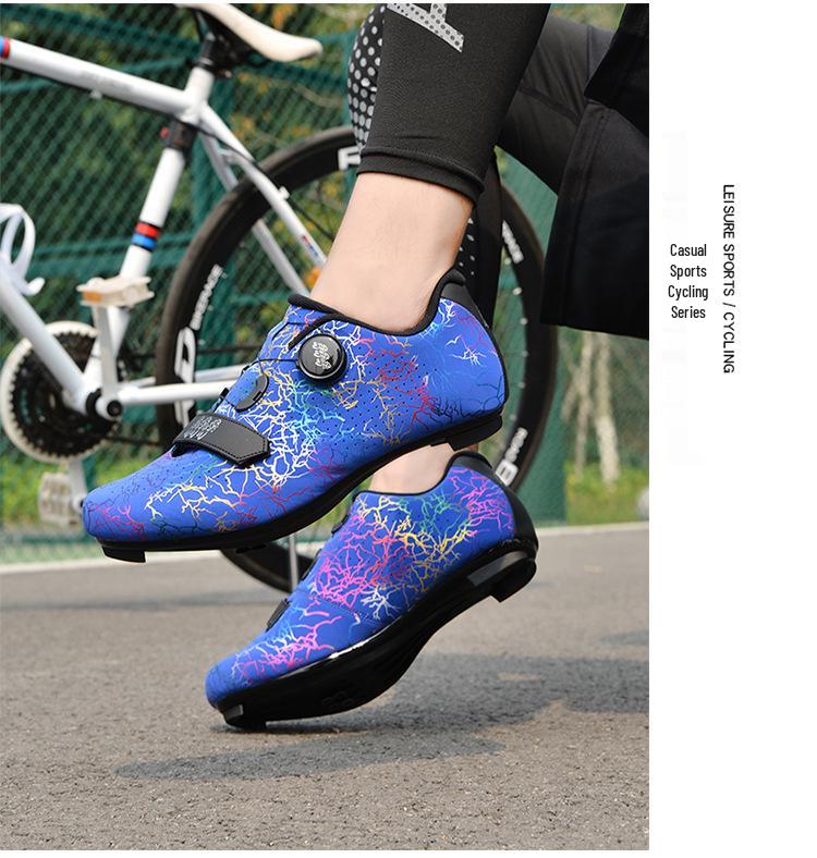 Unisex Lockable Cycling Shoes: Hard Sole for Road & Mountain Biking
