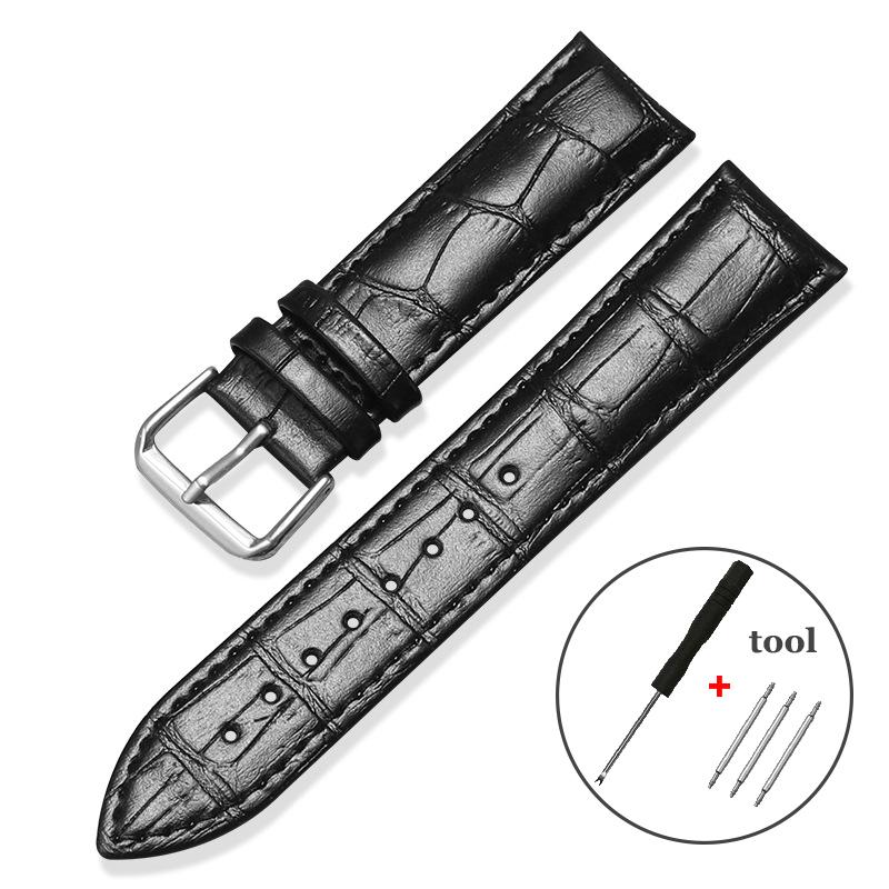 Universal Replacement Faux Leather Watch Strap Leather Watchband for Men Women 12mm 14mm 16mm 18mm 19mm 20mm 22mm 24m Watch Band