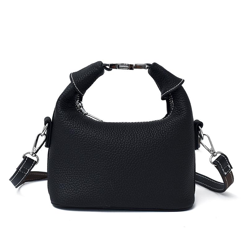 Luxury Genuine Leather Trend Women Shoulder Crossbody Bags Fashion Cowhide Female Handbags Trendy Commute Crossbody Bags Wallet